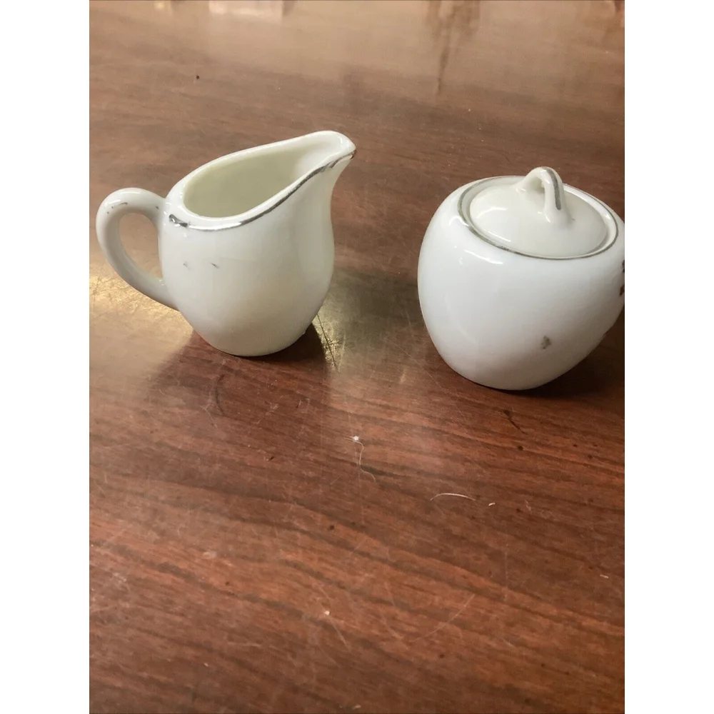 Vintage 12 Piece Children's Porcelain Tea Set - Tea Pot, Saucers, Cups - Japan